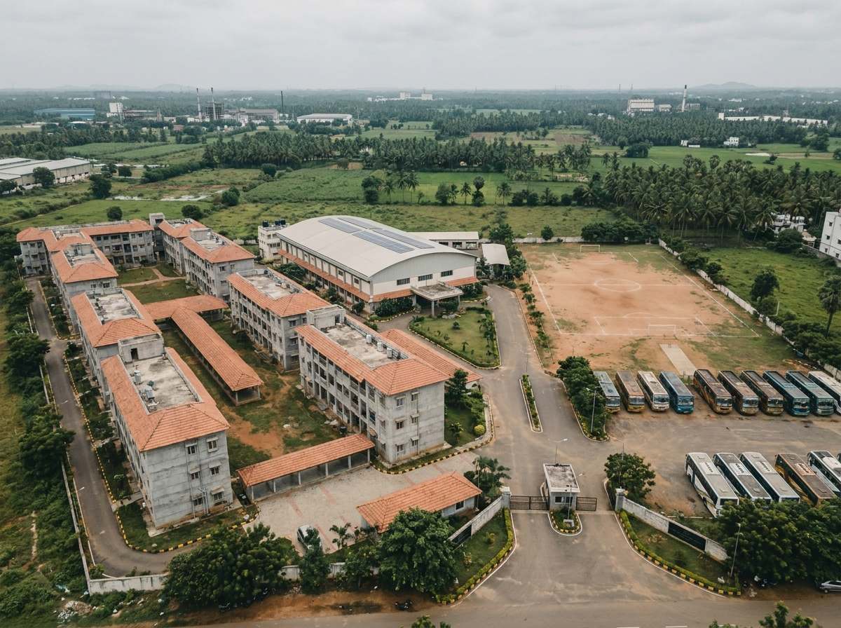The Manzl campus at Sri City from above